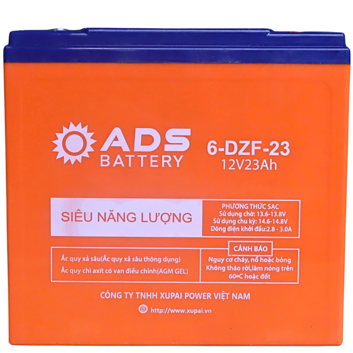 Ắc quy ADS 6-DZF-23 3 7